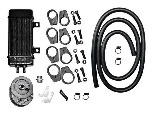 10-Row Vertical Wideline Oil Cooler Kit. Fits Most Big Twin 1984-2017