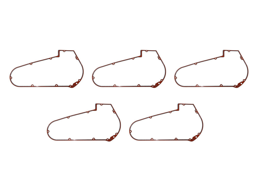 Primary Cover Gasket - Pack of 5. Fits 4Spd Big Twin 1965-1986 & Softail 1984-1988.
