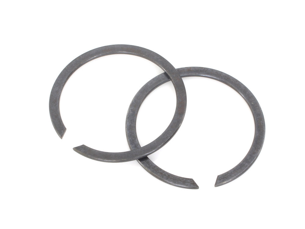 Exhaust Pipe Mounting Flange Retaining Rings - Pack of 2. Fits Big Twin 1984up & Sportster 1986-2021.