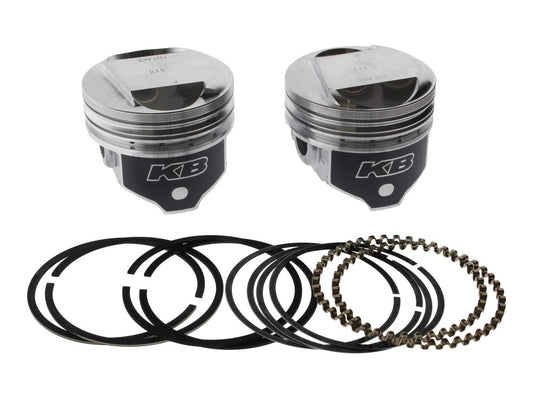 +.010in. Dome Top Pistons with 10.5:1 Compression Ratio. Fits Big Twin 1984-1999 with Evo Engine.