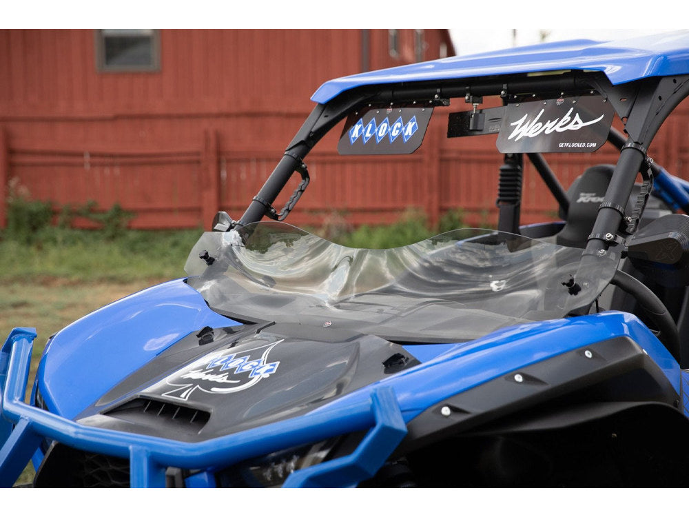 UTV Flare Windshield - Dark Smoke. Fits Kawasaki TERYX KRX 1000 2020up.