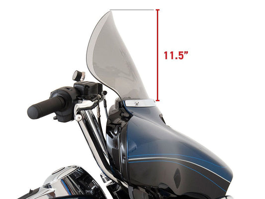 11.5in. Flare Windshield - Tinted. Fits Electra Glide, Tri Glide & Street Glide 2014-2023