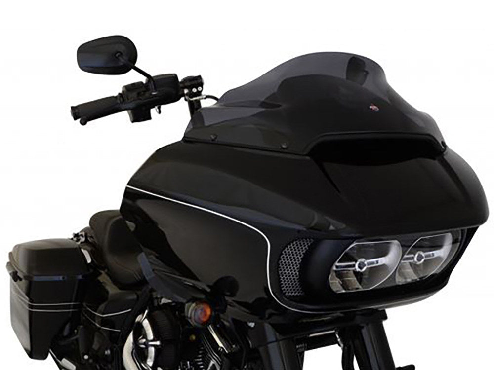 9in. Sports Flare Windshield - Dark Smoke Tint. Fits Road Glide 2015-2023