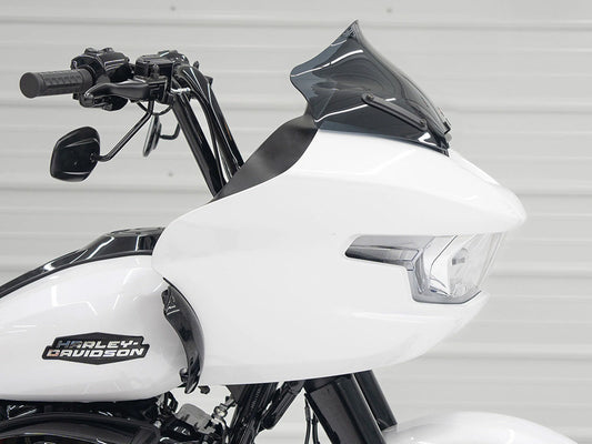 10in. Sports Flare Windshield - Dark Smoke. Fits CVO Road Glide 2023up & Road Glide 2024up