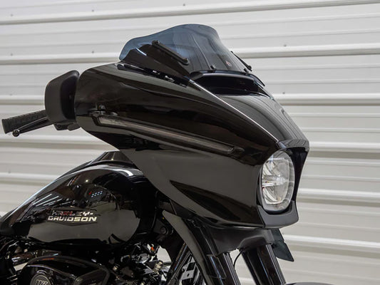 6.5in. Flare Windshield - Dark Smoke. Fits CVO Street Glide 2023up & Street Glide 2024up
