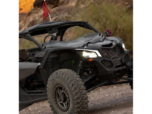 UTV Flare Windshield - Dark Smoke. Fits Can Am Maverick X3 2017up.