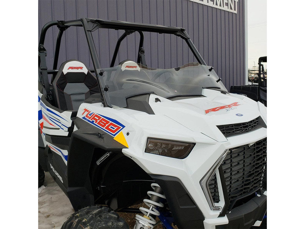 UTV Flare Windshield - Dark Smoke. Fits Polaris RZR 1000 XP 2019up
