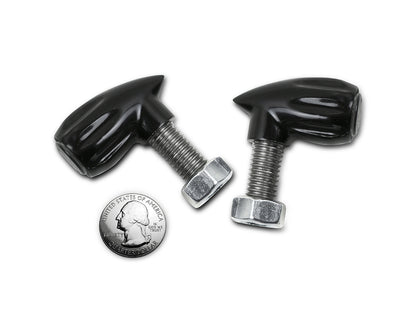 Rear Neowise Grooved Bullet Run/Brake/Turn Signals - Black