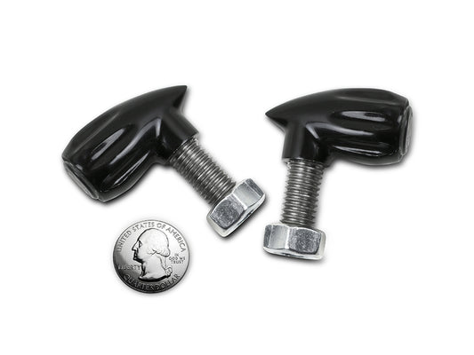 Rear Neowise Grooved Bullet Run/Brake/Turn Signals - Black