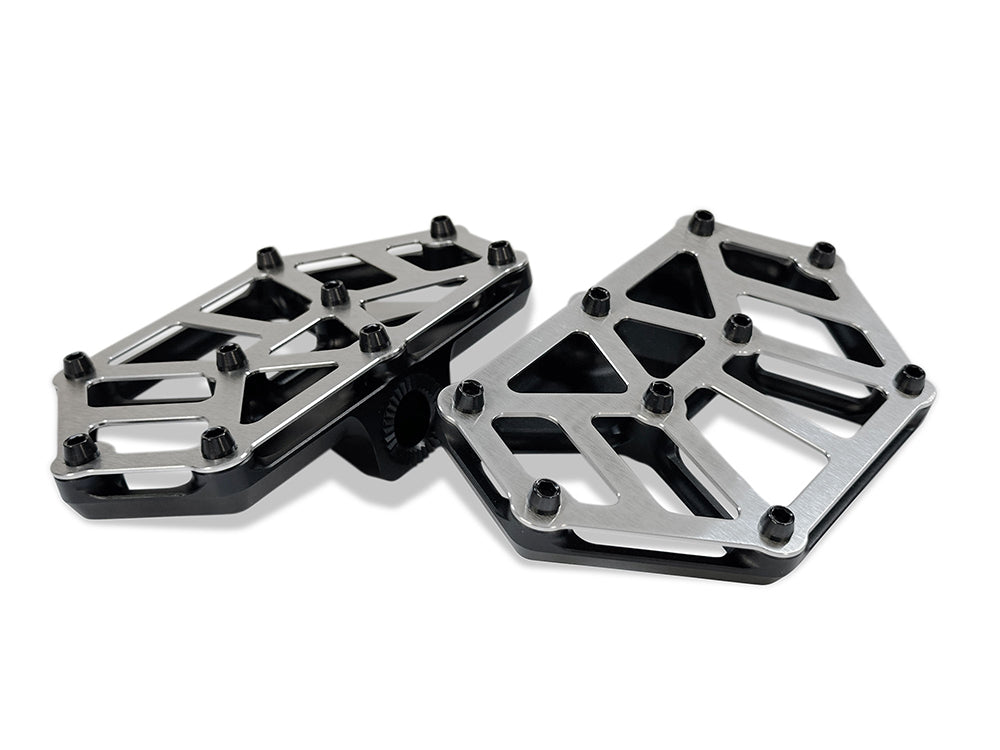 NXL Mini Floorboards without Adapters - Black & Stainless