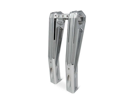 10in. Pullback Accent Pro Riser Kit - Chrome. Fits 1.25in. Handlebar.