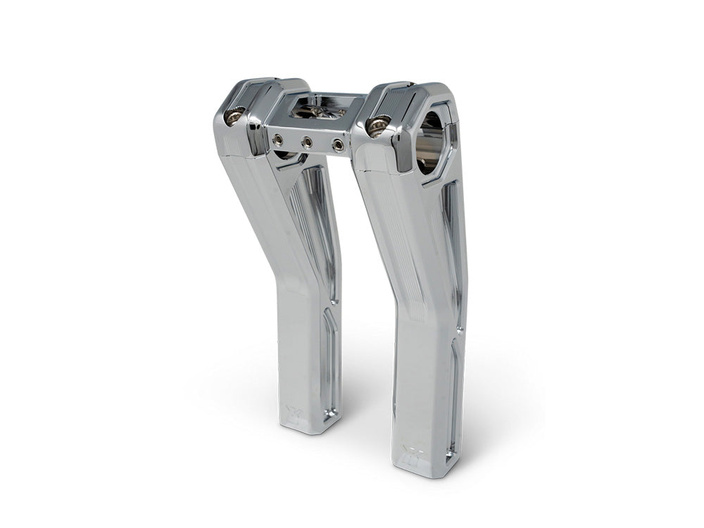 8in. Pullback Accent Pro Riser Kit - Chrome. Fits 1.25in. Handlebar.
