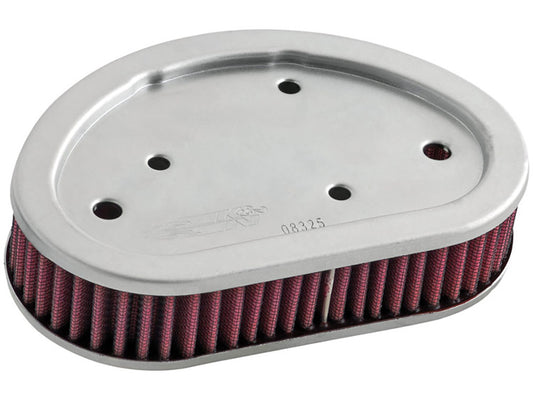 High-Flow Air Filter Element. Fits Dyna 2008-2017
