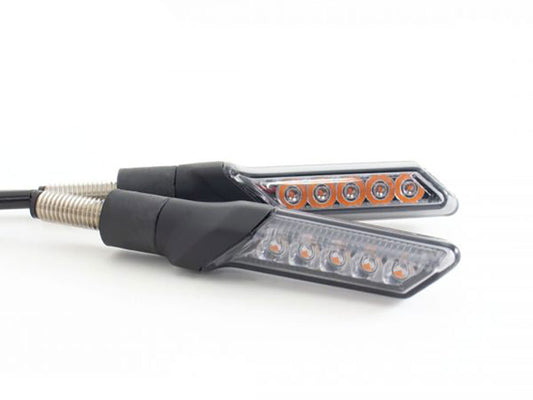 GW-02 Sequential LED Amber Turn Signals - Black