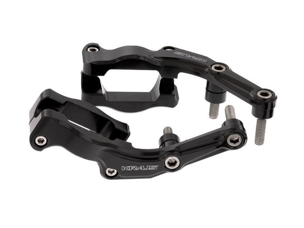 Remote Reservoir External Mounting Brackets. Fits Touring 2014up with Ohlins Shocks.