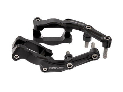 Remote Reservoir External Mounting Brackets. Fits Touring 2014up with Ohlins Shocks.