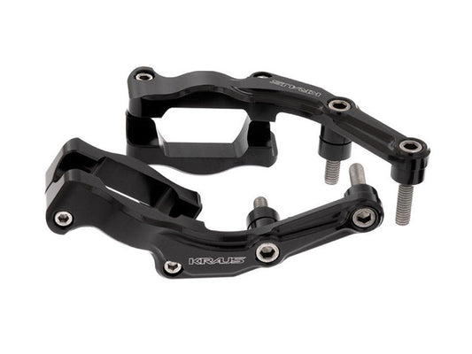 Remote Reservoir External Mounting Brackets. Fits Touring 2014up with Ohlins Shocks.
