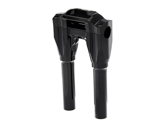 8in. Straight x 1-1/8in. Clamp Core Isolated Riser Kit - Black. Fits Softail Street Bob, Low Rider ST, Standard & Breakout 2018-2024
