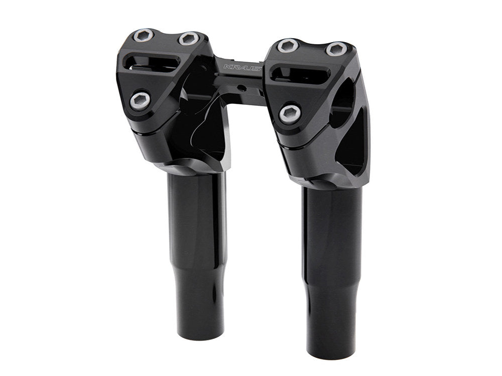 7in. Kickback x 1-1/8in. Clamp Workman Riser Kit - Black. Fits 1-1/8in. Handlebar