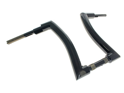 2.0in. Strip Bar, 16in. x 2in. Ape Hanger Handlebar - Gloss Black.