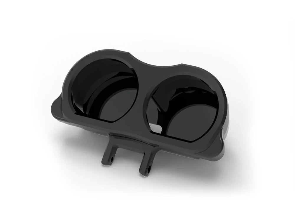 Gauge Housing Relocation Kit - Gloss Black. Fits Road Glide 2015-2023