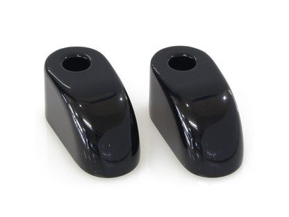 1in. Pullback Riser Extensions - Gloss Black.