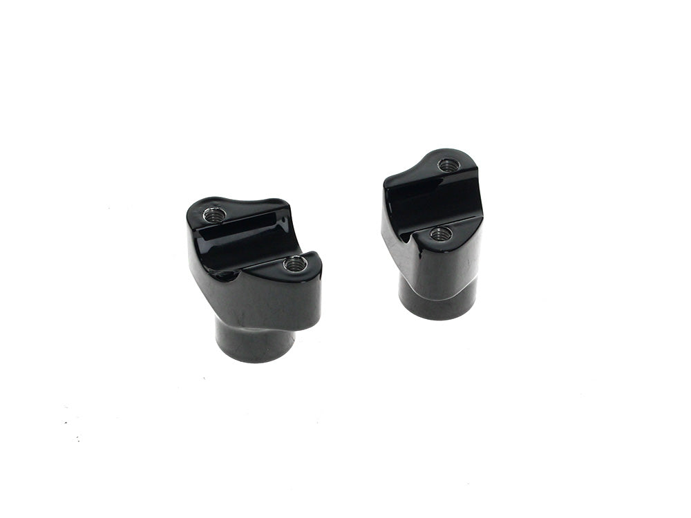 1-1/2in. Tall Risers - Gloss Black. Fits 1in. Handlebar