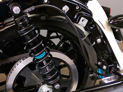 Revo ARC Remote Reservoir Suspension. 13in. Adjustable, Heavy Duty Spring Rate, Rear Shock Absorbers - Black. Fits Touring 2014up. Note: 14? Revo-ARC is not compatible with 2023/2024 CVO Road Glide, CVO Road Glide ST, and CVO Street Glide
