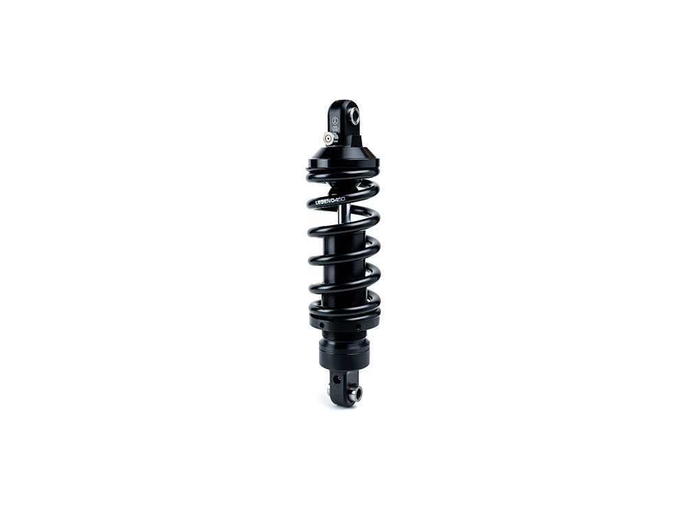 REVO-A Series, 13in. Adjustable Rear Shock Absorbers - Black. Fits Softail 2018-2024