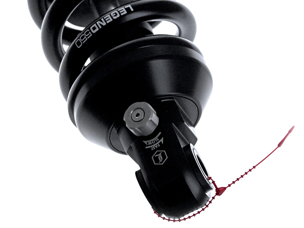 REVO-A Series, 13.5in. Adjustable Heavy Duty Rear Shock Absorbers - Black. Fits Softail 2025up.
