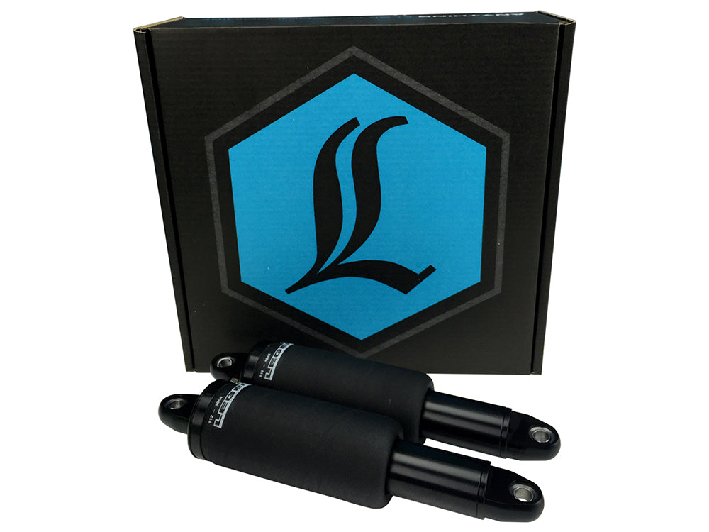 AIR Series, Rear Air Shock Absorbers - Black. Fits Most Touring 1999-2024