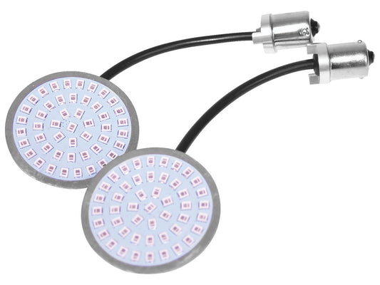 LED Turn Signal Inserts HD 2002 Up Front or Rear Amber Standard