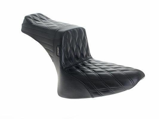 TailWhip Dual Seat - Double Diamond. Fits Softail 1984-1999.