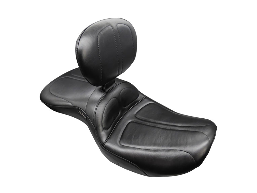 Maverick Dual Seat with Backrest. Fits CVO Touring 2023up, Street Glide & Road Glide 2024up, Touring 2025up