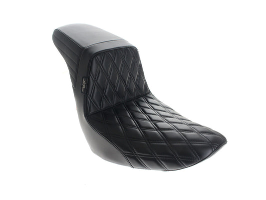 KickFlip Dual Seat with Black Diamond Stitch. Fits Sport Glide & Low Rider 2018up & Low Rider S 2020up.