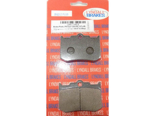 Z-Plus Brake Pads. Fits Performance Machine 125X4R & 137X4B Calipers & Softail 2006up with Performance Machine Integrated Caliper & Hawg Halters 4 Piston Calipers