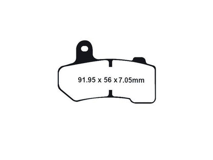 Gold-Plus Brake Pads. Fits Front or Rear on Touring 2008up & V-Rod 2006-2017.