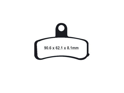 Z-Plus Brake Pads. Fits Front on Dyna 2008-2017 & Softail 2008-2014.