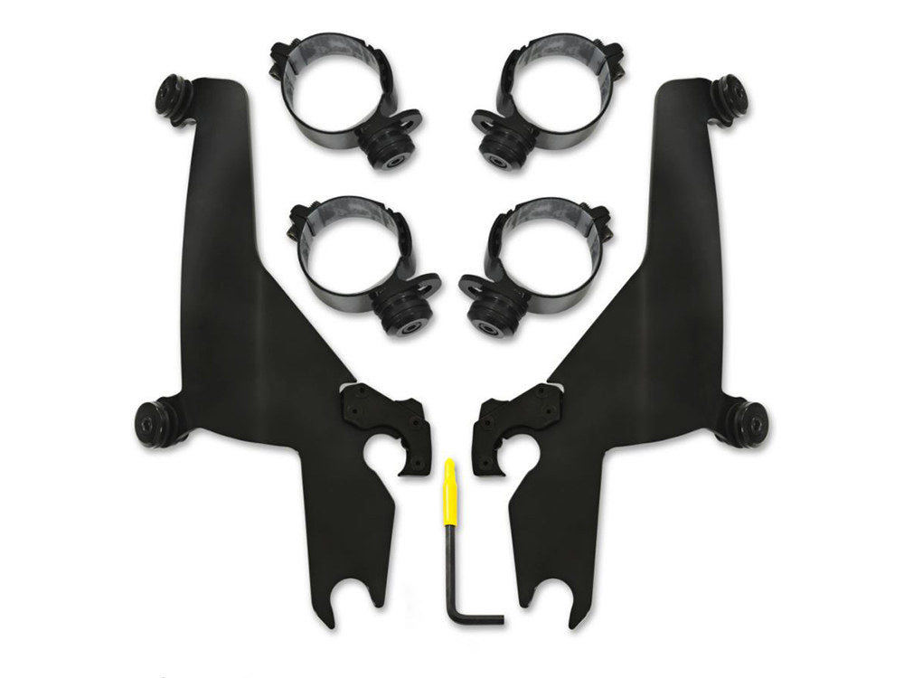 Windshield Mount Kit - Black. Fits Sport Glide 2018-2024