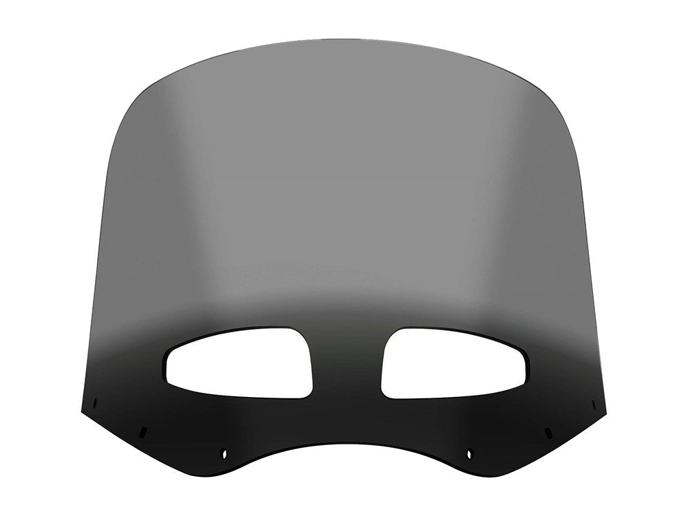 Vented Road Warrior Windshield - 13in. Black Smoke