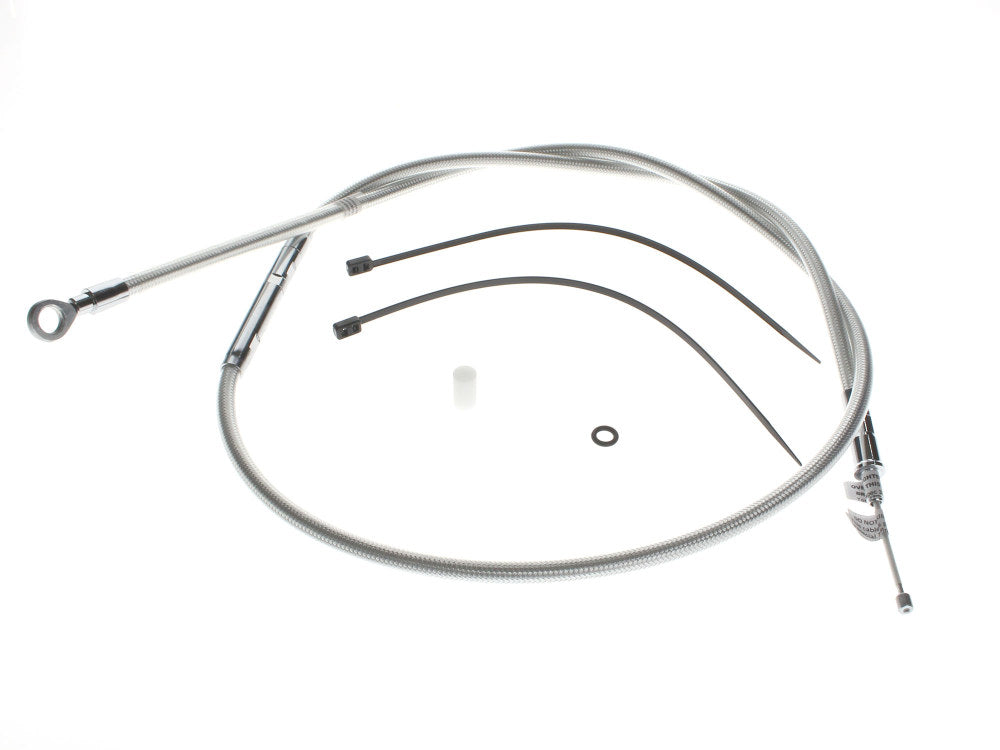 63in. Clutch Cable - Sterling Chromite. Fits Sportster 1986-2003.