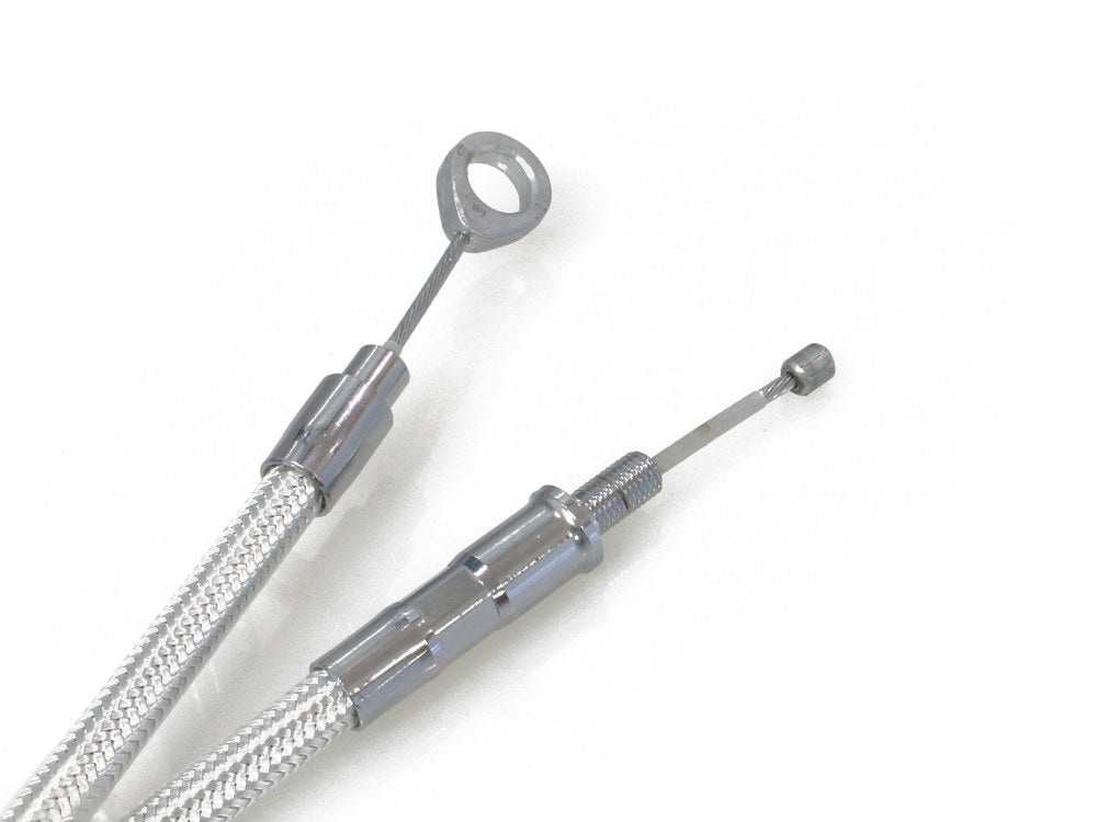 68in. Clutch Cable - Sterling Chromite. Fits 5Spd Big Twin 1987-2006