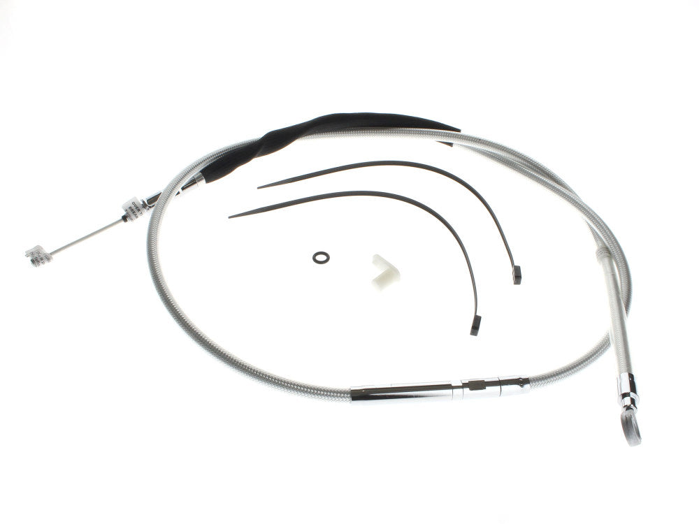 63in. Clutch Cable - Sterling Chromite. Fits Touring 2008-2016 and 2021-2024.
