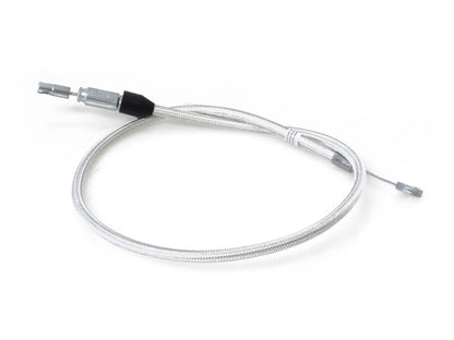 38in. Quick Connect Upper Clutch Cable - Sterling Chromite. Fits Softail 2018-2024