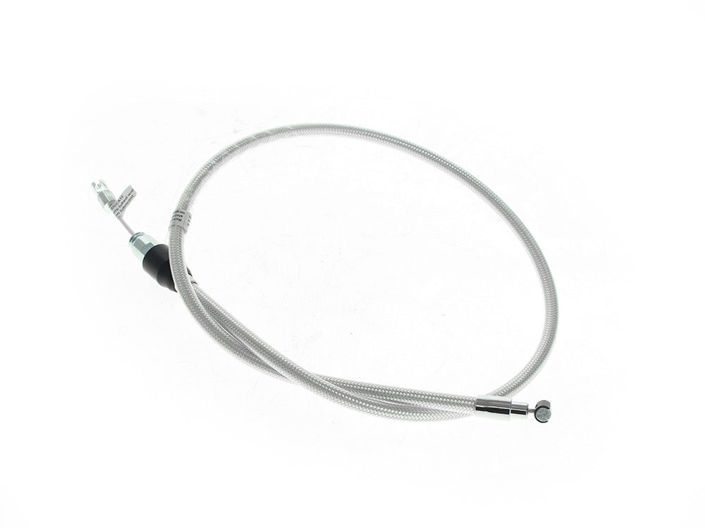 42in. Quick Connect Upper Clutch Cable - Sterling Chromite. Fits Touring 2024up & Softail 2025up