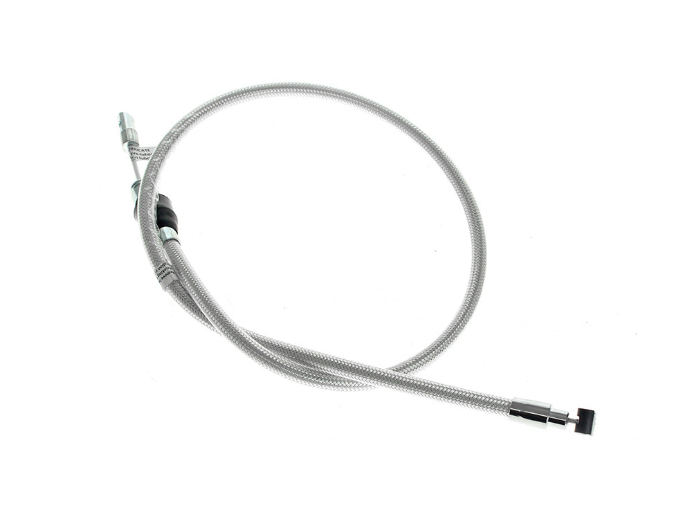 36in. Quick Connect Upper Clutch Cable - Sterling Chromite. Fits Softail 2025up