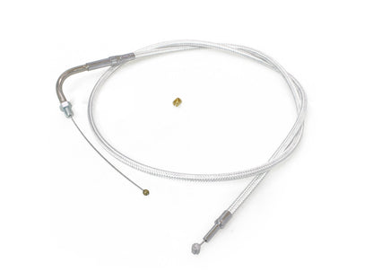 32-1/2in. Throttle Cable - Sterling Chromite. Fits Big Twin 1990-1995.