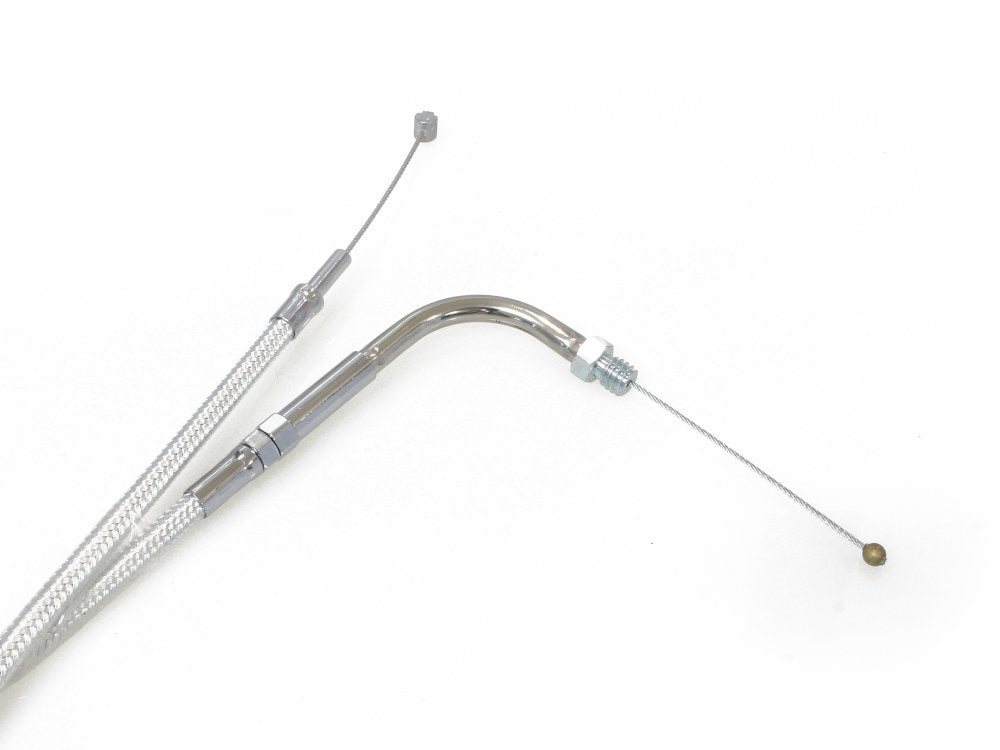39-1/2in. Throttle Cable - Sterling Chromite. Fits Big Twin 1990-1995.