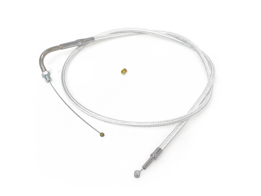 39-1/2in. Throttle Cable - Sterling Chromite. Fits Big Twin 1990-1995.