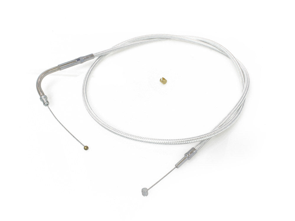 42-1/2in. Throttle Cable - Sterling Chromite. Fits Big Twin 1996-2001 with Magnetti Marelli EFI